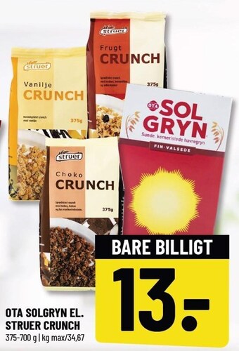 Løvbjerg Ota solgryn el. struer crunch tilbud