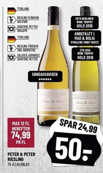 Peter & peter riesling