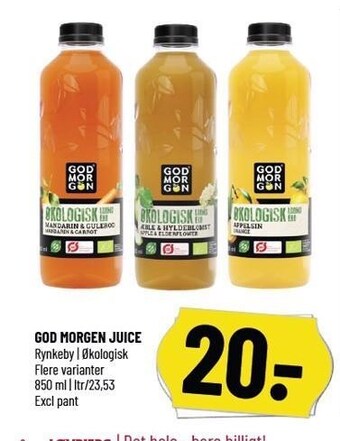 Løvbjerg God morgen juice tilbud
