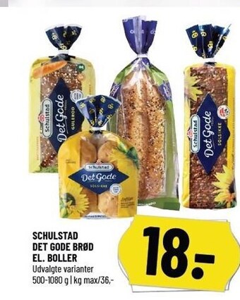 Løvbjerg Schulstad det gode brød el. boller tilbud