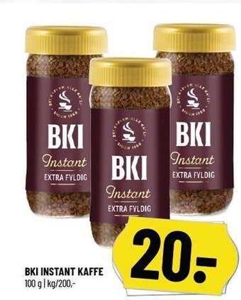 Løvbjerg Bki instant kaffe tilbud