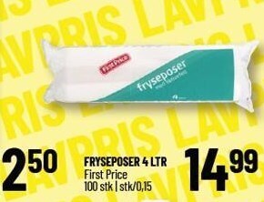 Fryseposer 4 ltr