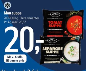 Føtex Mou aspargessuppe tilbud