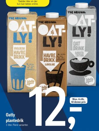 Føtex Oatly havredrik tilbud