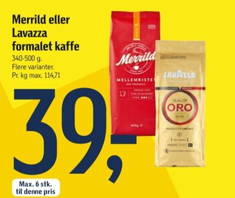 Føtex Mellemristet kaffe formalet tilbud