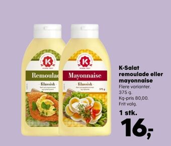 Kvickly K-salat remoulade tilbud