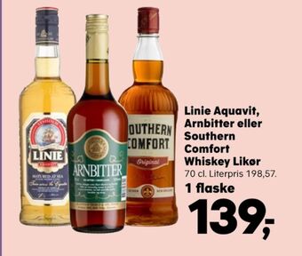 Kvickly Linie aquavit snaps tilbud
