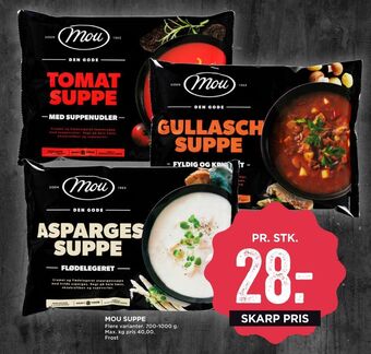 MENY Mou tomatsuppe tilbud