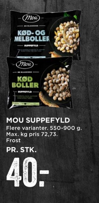 MENY Mou kødboller tilbud