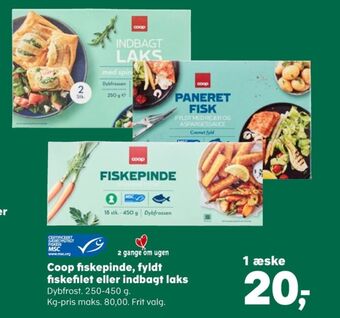Kvickly Coop indbagt laks tilbud