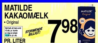 ABC Lavpris Matilde Kakaomælk tilbud