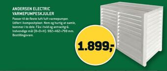 XL-BYG Andersen electric varmepumpeskjold tilbud