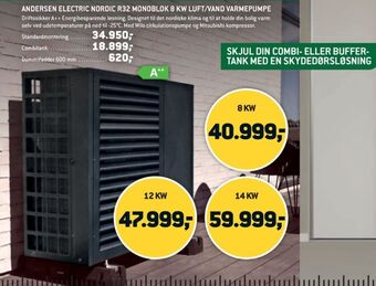 XL-BYG Andersen electric varmepumpe tilbud