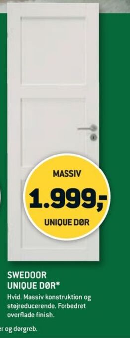 XL-BYG Swedoor dør tilbud