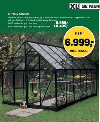XL-BYG Outrium drivhus tilbud