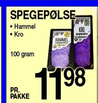 Spegepølse