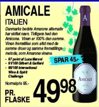 ABC Lavpris Amicale Italien tilbud