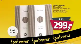 Fleggaard Södahl Sengetøj Classic Stripe tilbud