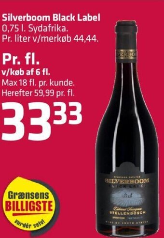 Fleggaard Silverboom Black Label tilbud