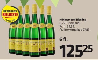 Fleggaard Königsmosel Riesling tilbud
