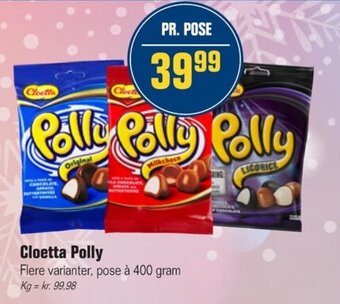 Otto Duborg Cloetta Polly tilbud
