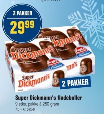 Otto Duborg Super Dickmann's Flødeboller tilbud