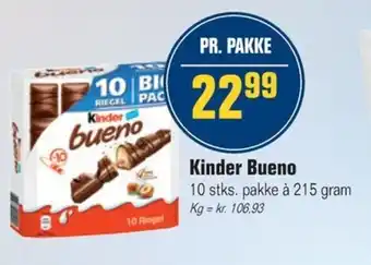 Otto Duborg Kinder Bueno tilbud
