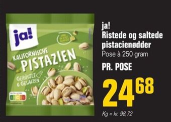 Otto Duborg Ristede Og Saltede Pistacienødder tilbud