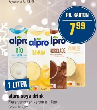 Otto Duborg Alpro Soya Drink tilbud