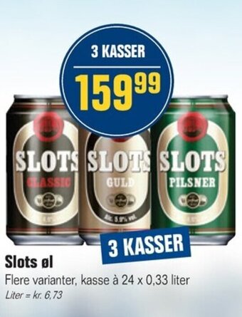 Otto Duborg Slots øl tilbud