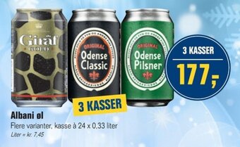 Otto Duborg Albani Øl tilbud