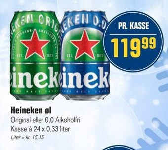 Otto Duborg Heineken øl tilbud