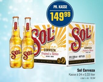 Otto Duborg Sol Cerveza tilbud