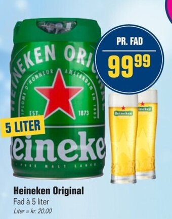 Otto Duborg Heineken Original tilbud