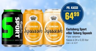 Otto Duborg Carlsberg Sport Eller Tuborg Squash tilbud