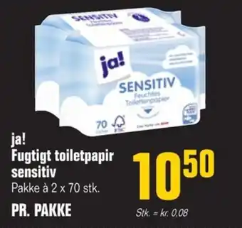 Otto Duborg Fugtigt Toiletpapir Sensitiv tilbud