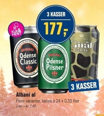 Poetzsch Padborg Albani Øl tilbud