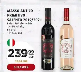 Scandinavian Park Masso antico primitivo salento 2019/2021 tilbud