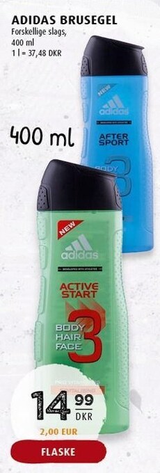 Scandinavian Park Adidas brusegel tilbud