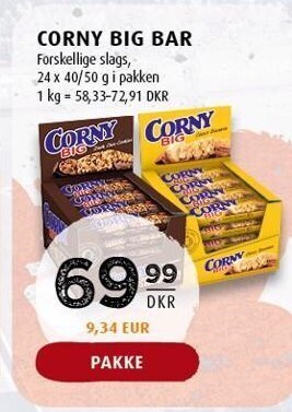 Scandinavian Park Corny big bar tilbud