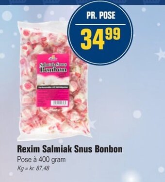 Poetzsch Padborg Rexim Salmiak Snus Bonbon tilbud