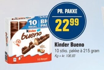 Poetzsch Padborg Kinder Bueno tilbud