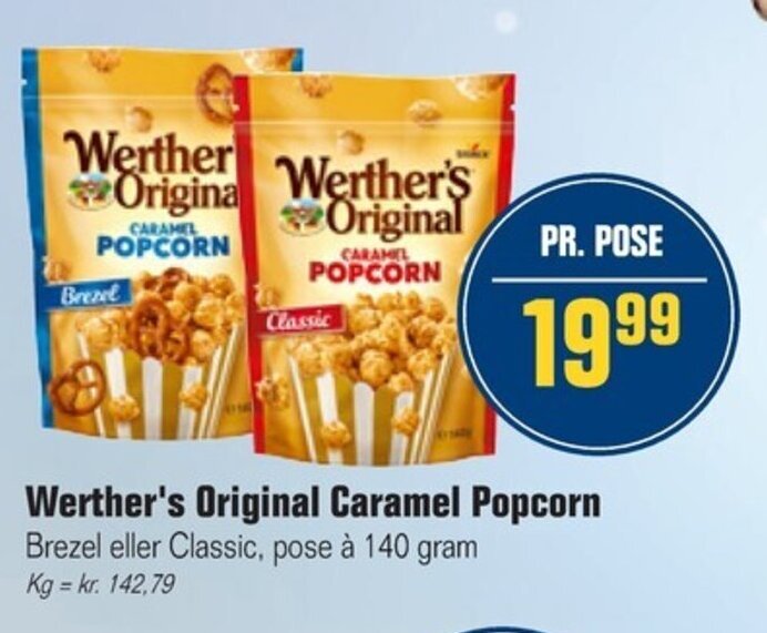 Werther's Original Caramel Popcorn tilbud hos Poetzsch