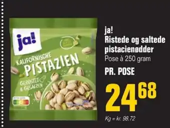 Poetzsch Padborg Ristede Og Saltede Pistacienødder tilbud