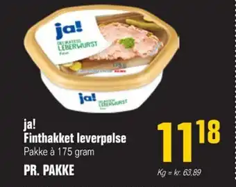 Poetzsch Padborg Finthakket Leverpølse tilbud