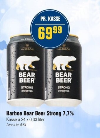Poetzsch Padborg Harboe Bear Beer Strong 7.7% tilbud