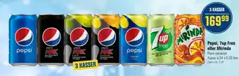 Poetzsch Padborg Pepsi, 7up Free eller MIrinda tilbud