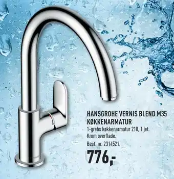 Johannes Fog Hansgrohe vernis blend m35 køkkenarmatur tilbud