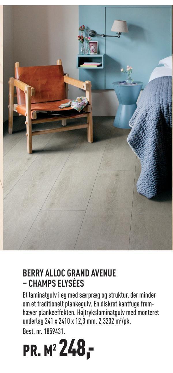 Berry alloc grand avenue champs elysées tilbud hos Johannes Fog