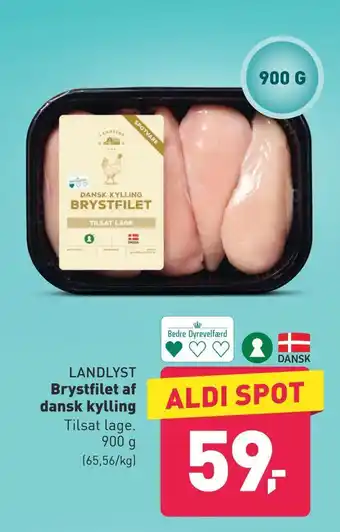 Brystfilet af dansk kylling
